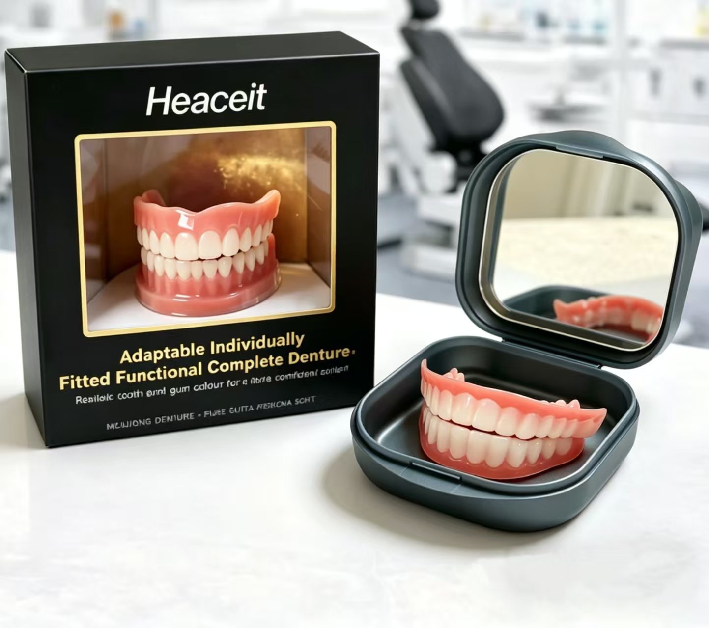 Revolutionary DIY Dentures: Medical Grade Silicone for Secure, Adhesive-Free Comfort