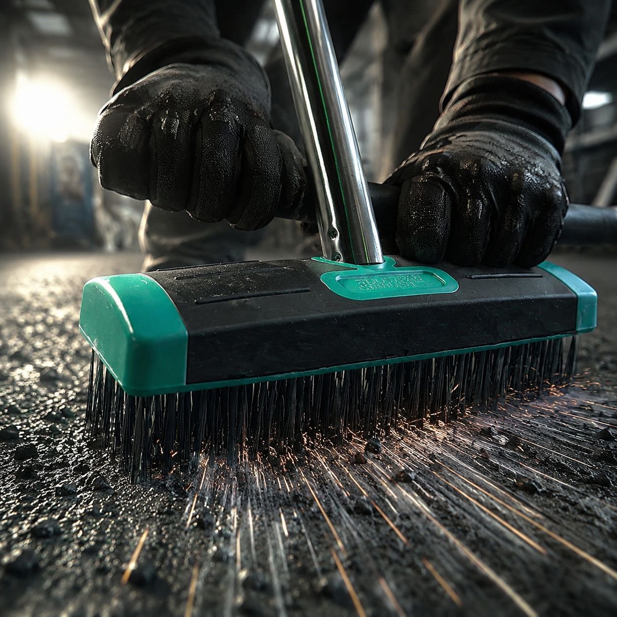 Stainless Steel Moss Removal Brush – Efficient Patio Cleaner