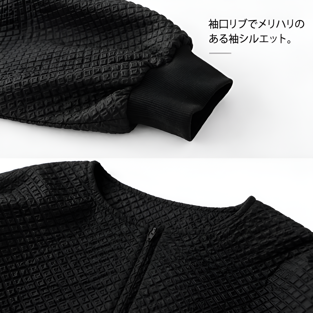 レディース秋新作　和風デザイン　パフスリーブ　ゆったりふわふわショートジャケット