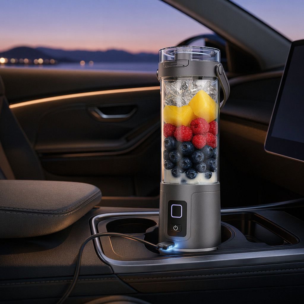 Innovativer Saftmixer mit USB-Ladefunktion