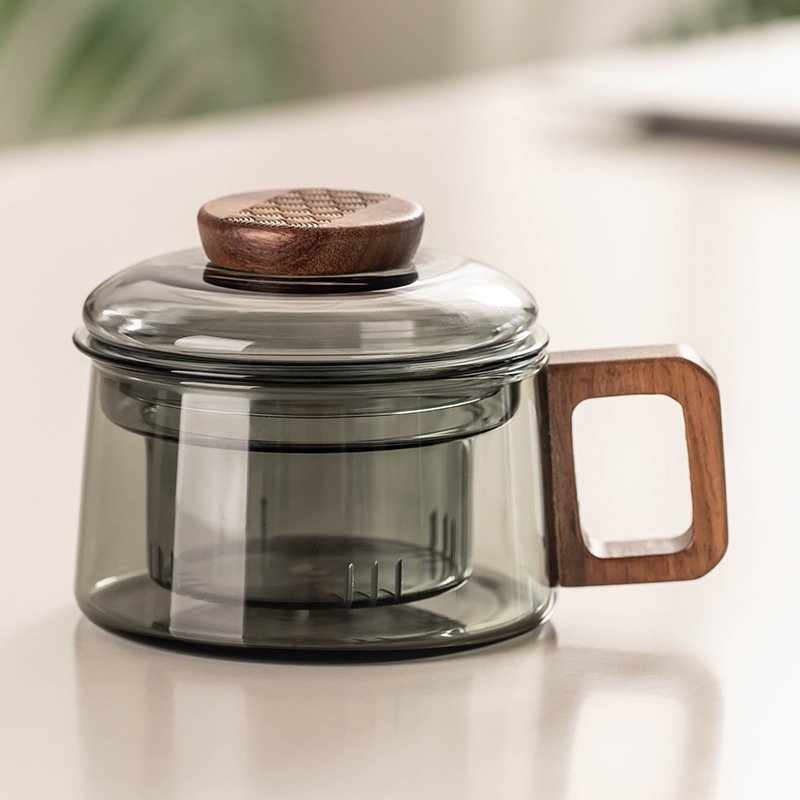 Separable tea filter cup set
