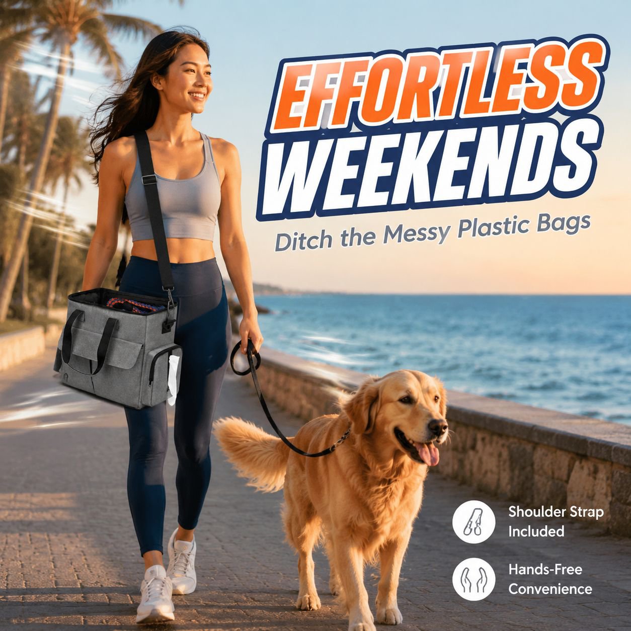 Pet Travel Bag & Dog Food Storage Bag