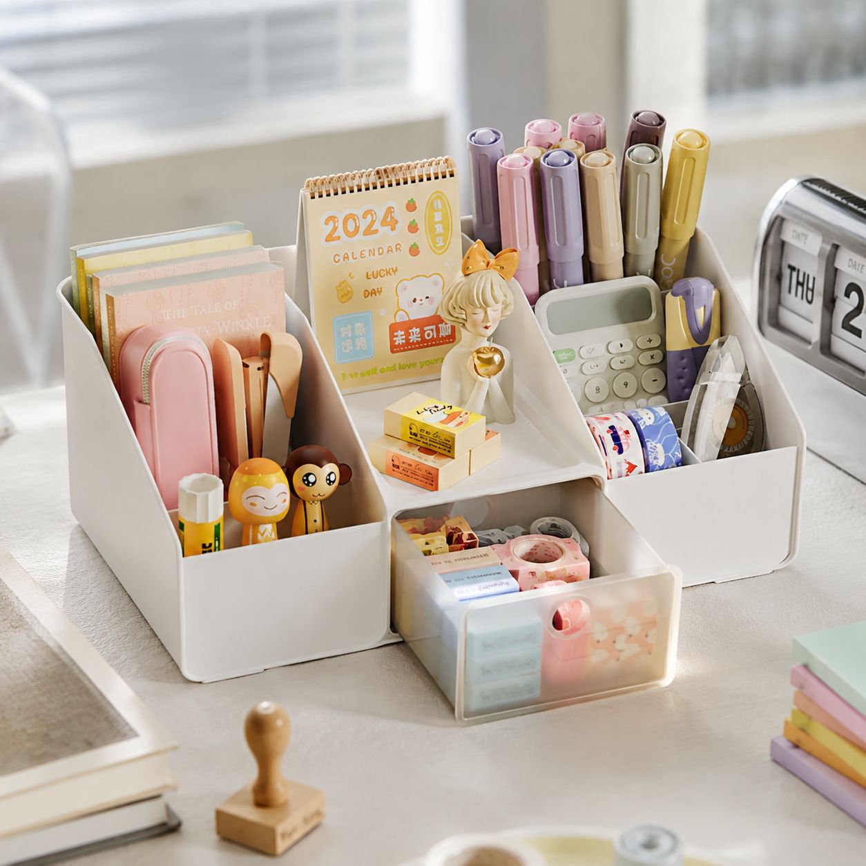 Desktop-Schubladen-Organizer für Lippenstifte und Kosmetik