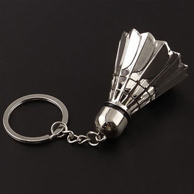 Badminton Racket Keychain