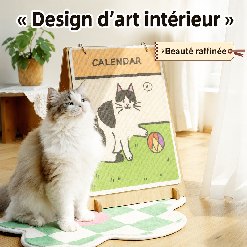Accessoire giipet pour chat avec surface de griffade durable