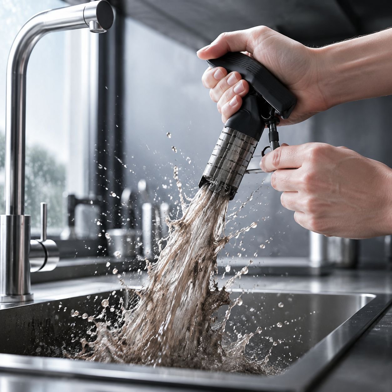 Household wet and dry water spray desktop mini mop multifunctional cleaning handheld cleaning tools