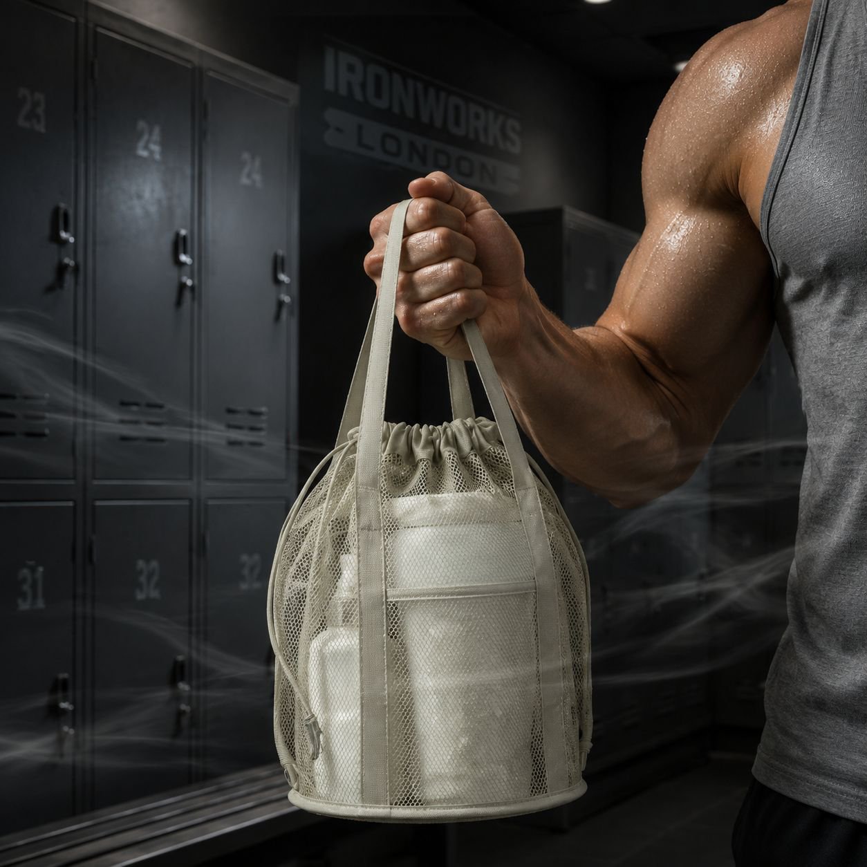 Portable Foldable Mesh Wash Bag