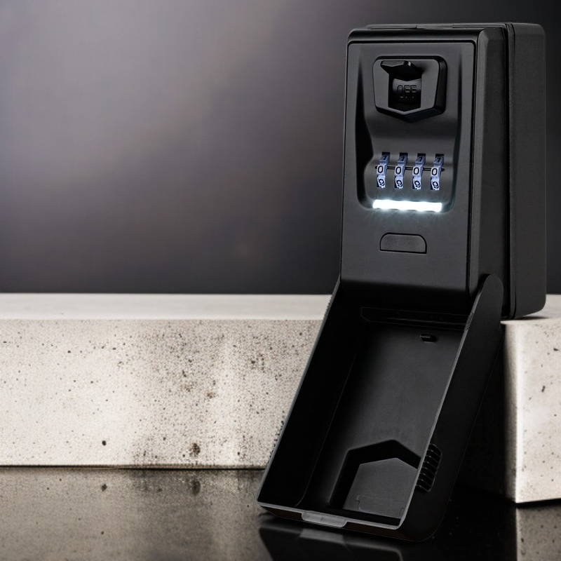 Boîte à clés à LED JMY avec vision nocturne et mot de passe étanche