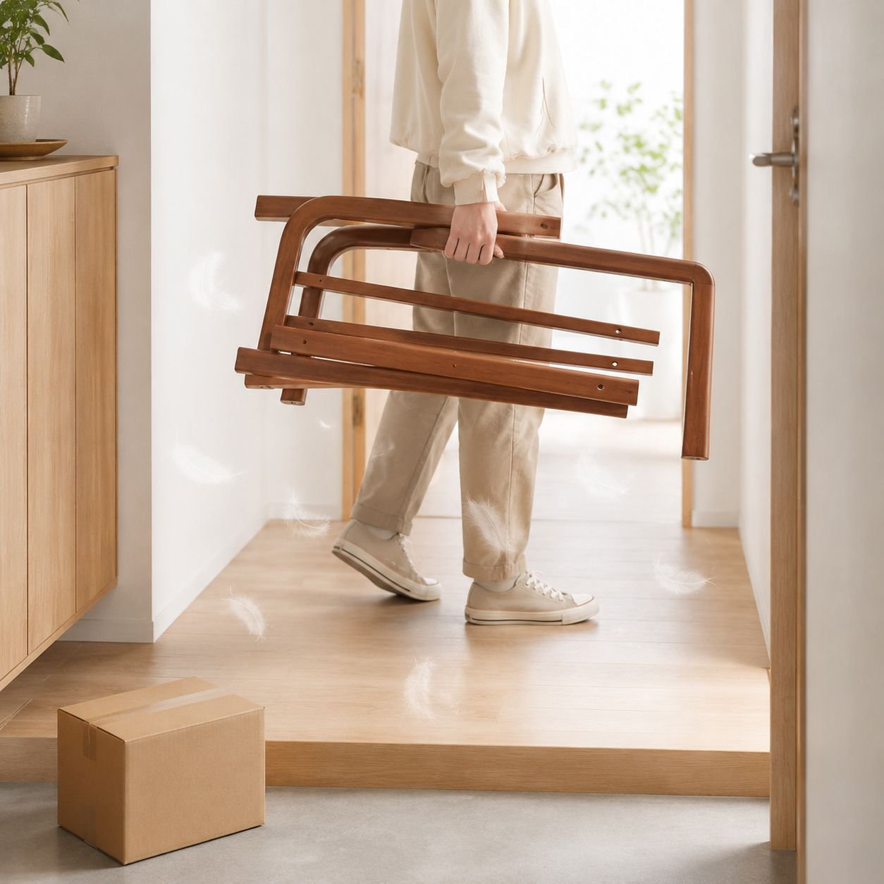 シンプルデザインの小型ソファ、小さなアパートやリビングルーム向けのダブルソファ