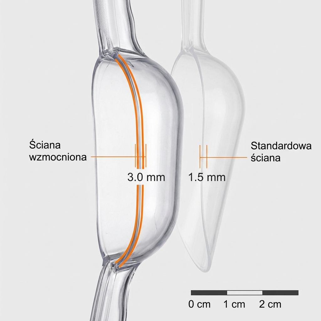 Zagęszczona łyżka do lodu z tworzywa sztucznego PS