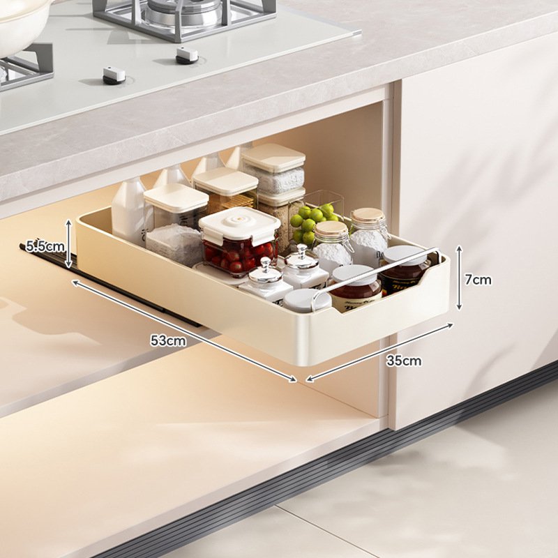 キッチン多層引き出し収納バスケット