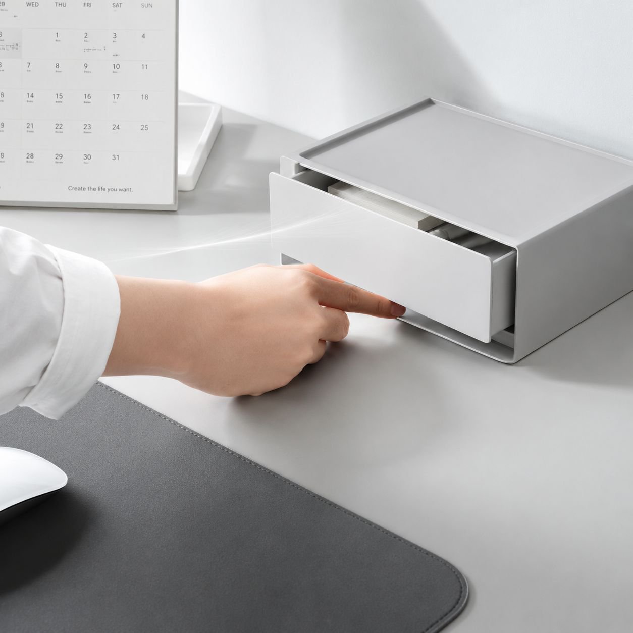 Flexible Schubladen der Aufbewahrungsbox für individuelle Organisation