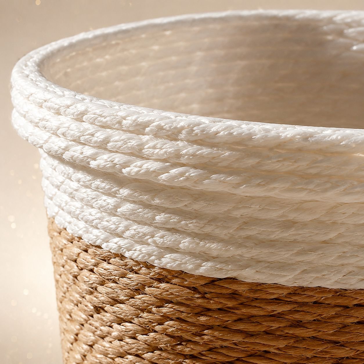 Eco-friendly flower pot cover with natural woven design
