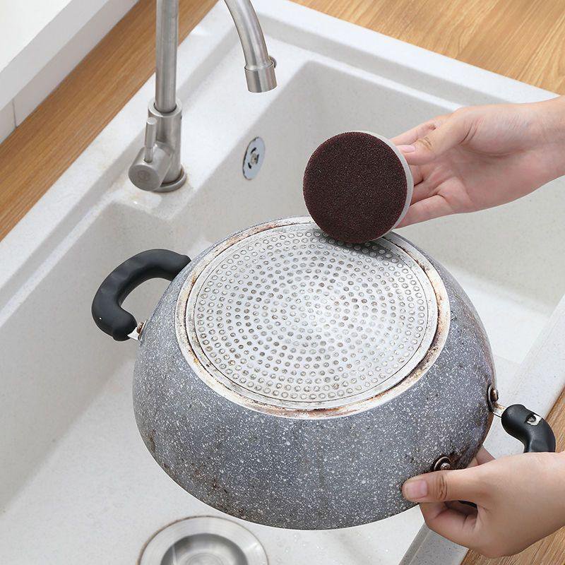 金剛砂多功能帶柄刷鍋神器清潔刷