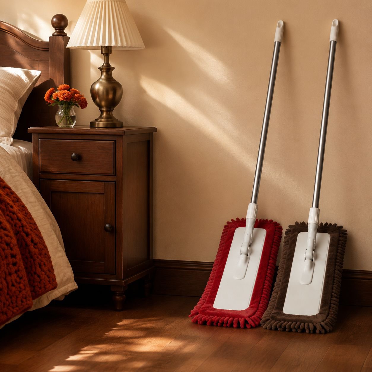 Lightweight mop for effortless movement