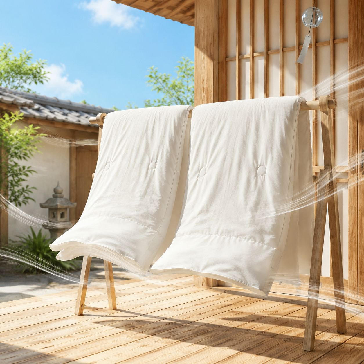 ダブルサイズ掛け布団の実際の使用シーン