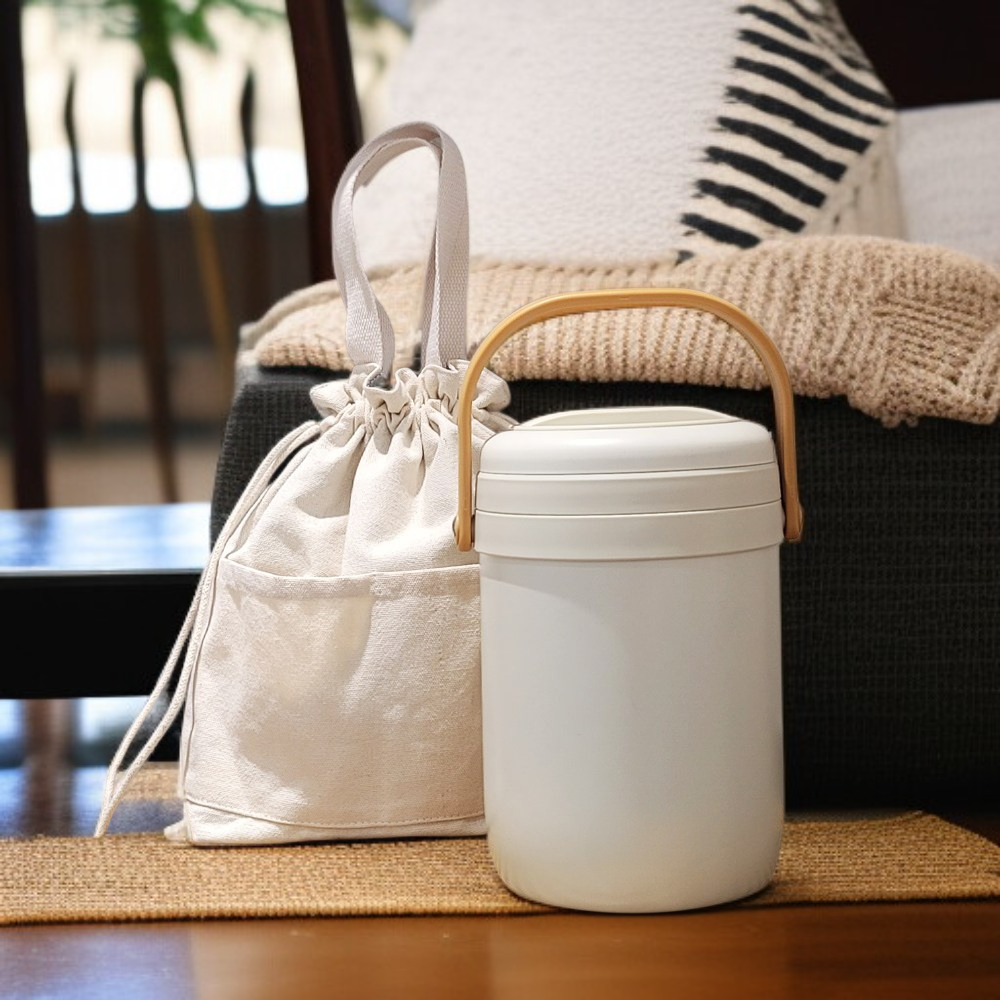 Lonchera térmica de triple capa de acero inoxidable