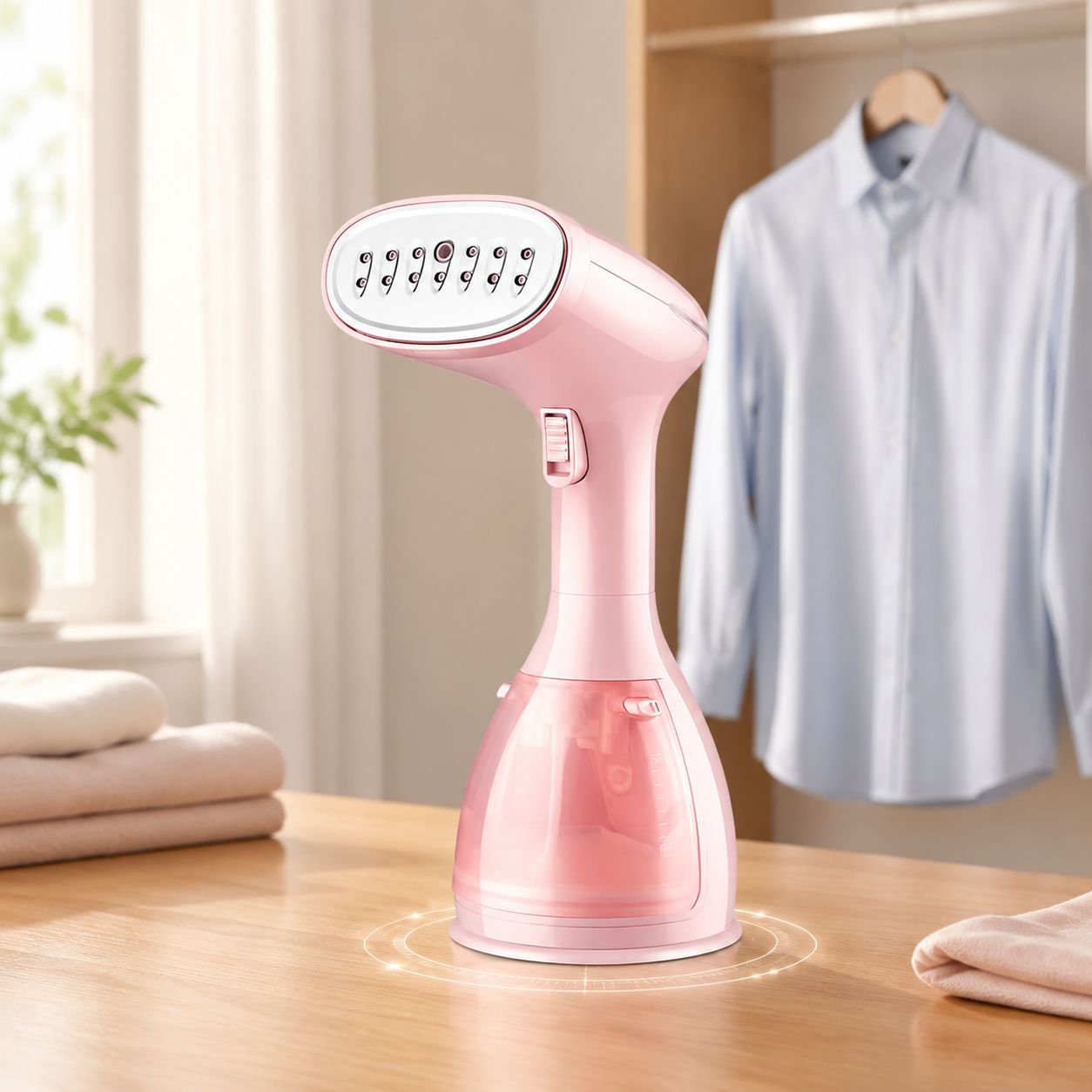Lightweight home steam ironing solution