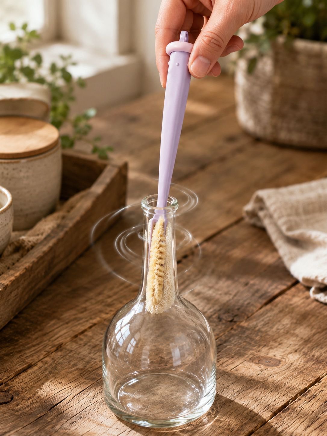 JMY-3-in-1 Long Handle Water Cup Cleaning Brush