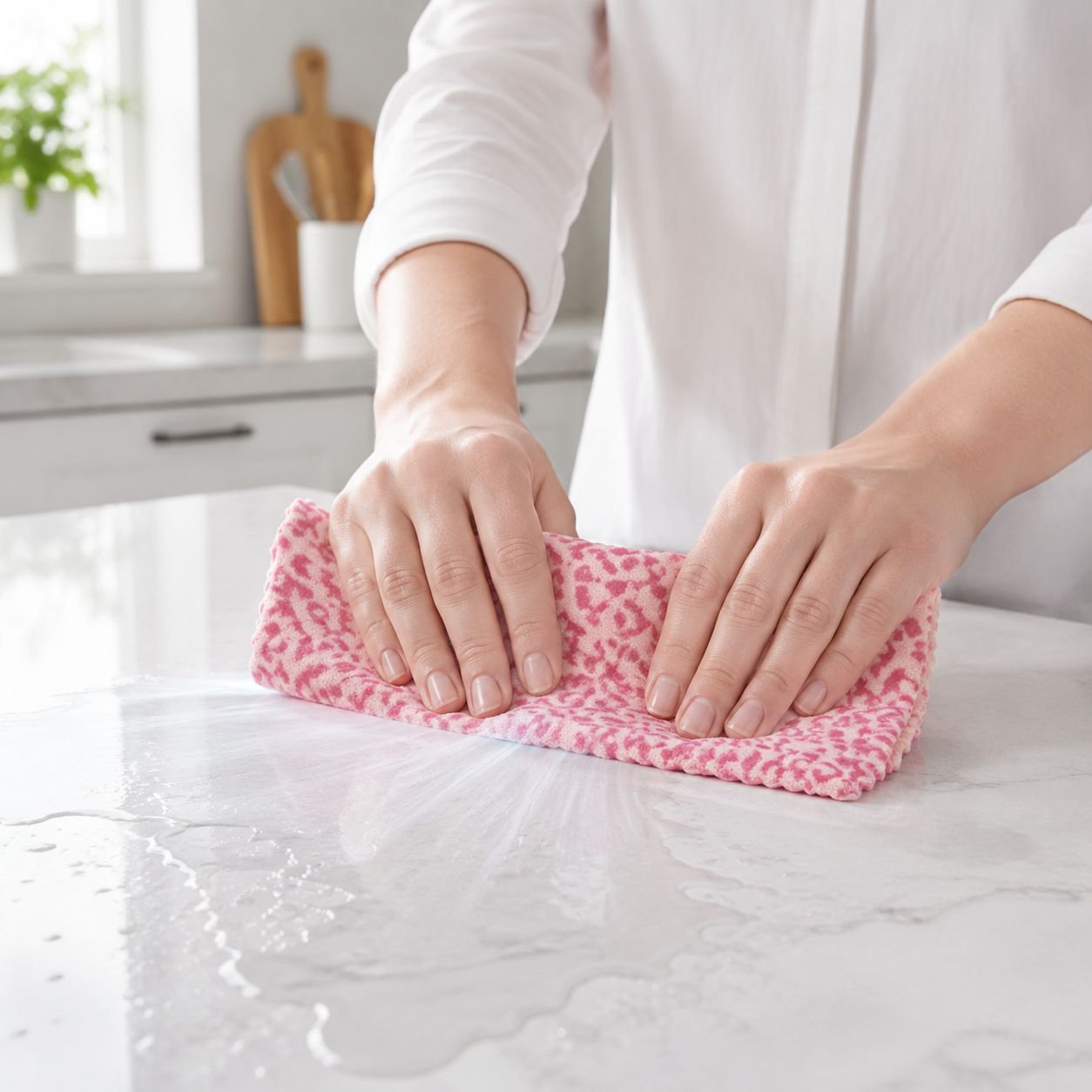Trapo doméstico con diseño de leopardo, alta absorción y sin pelusa, apto para baño y cocina
