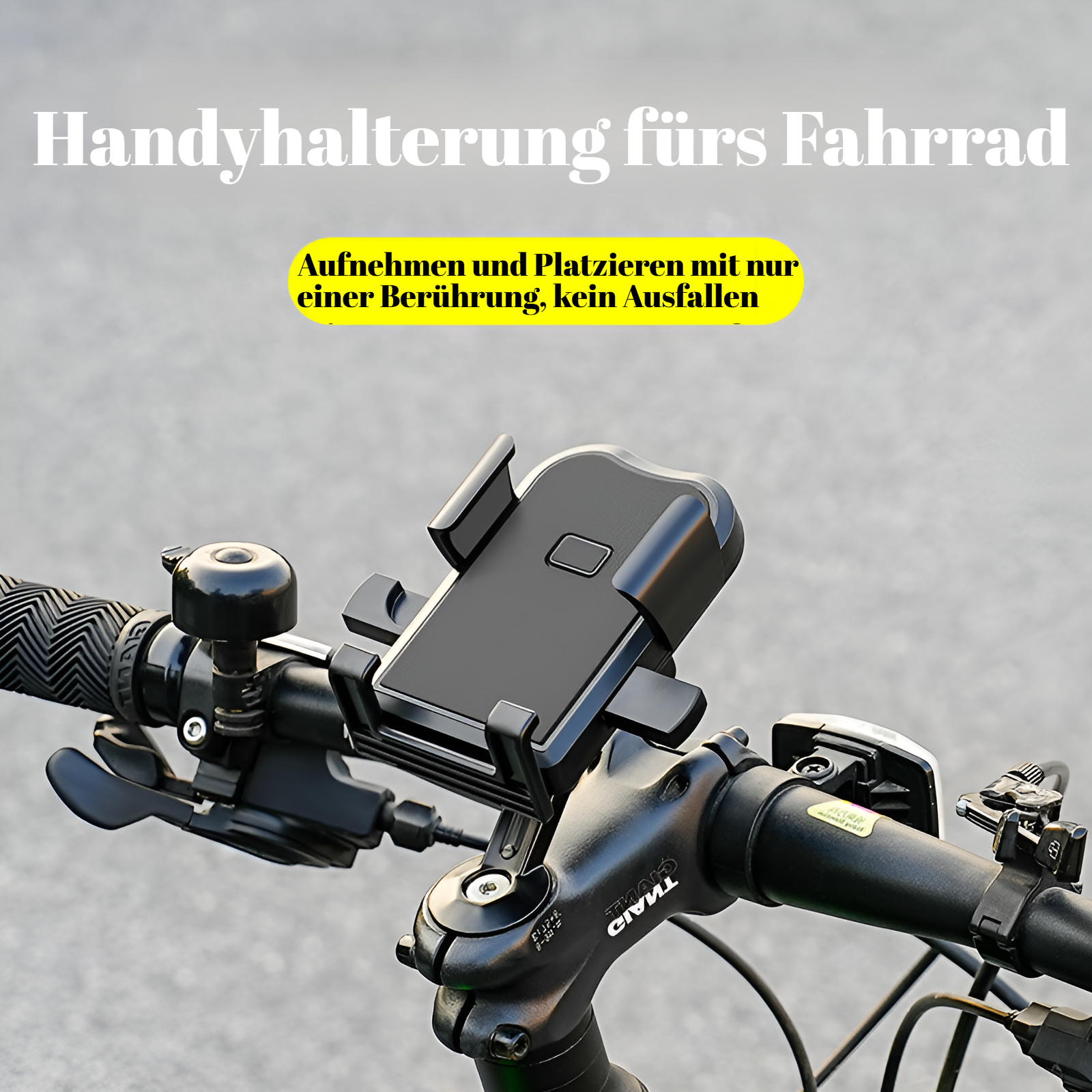 Stoßfeste Fahrrad-Handyhalterung