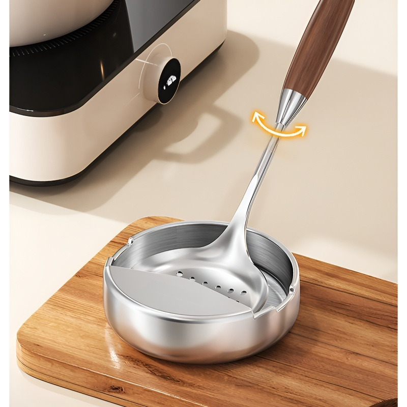 Repisa de acero inoxidable para utensilios de cocina y espátulas