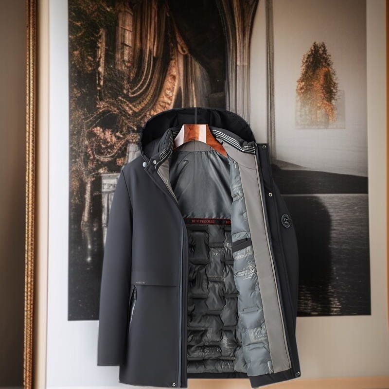 高機能グラフェン素材使用のメンズパディングジャケット