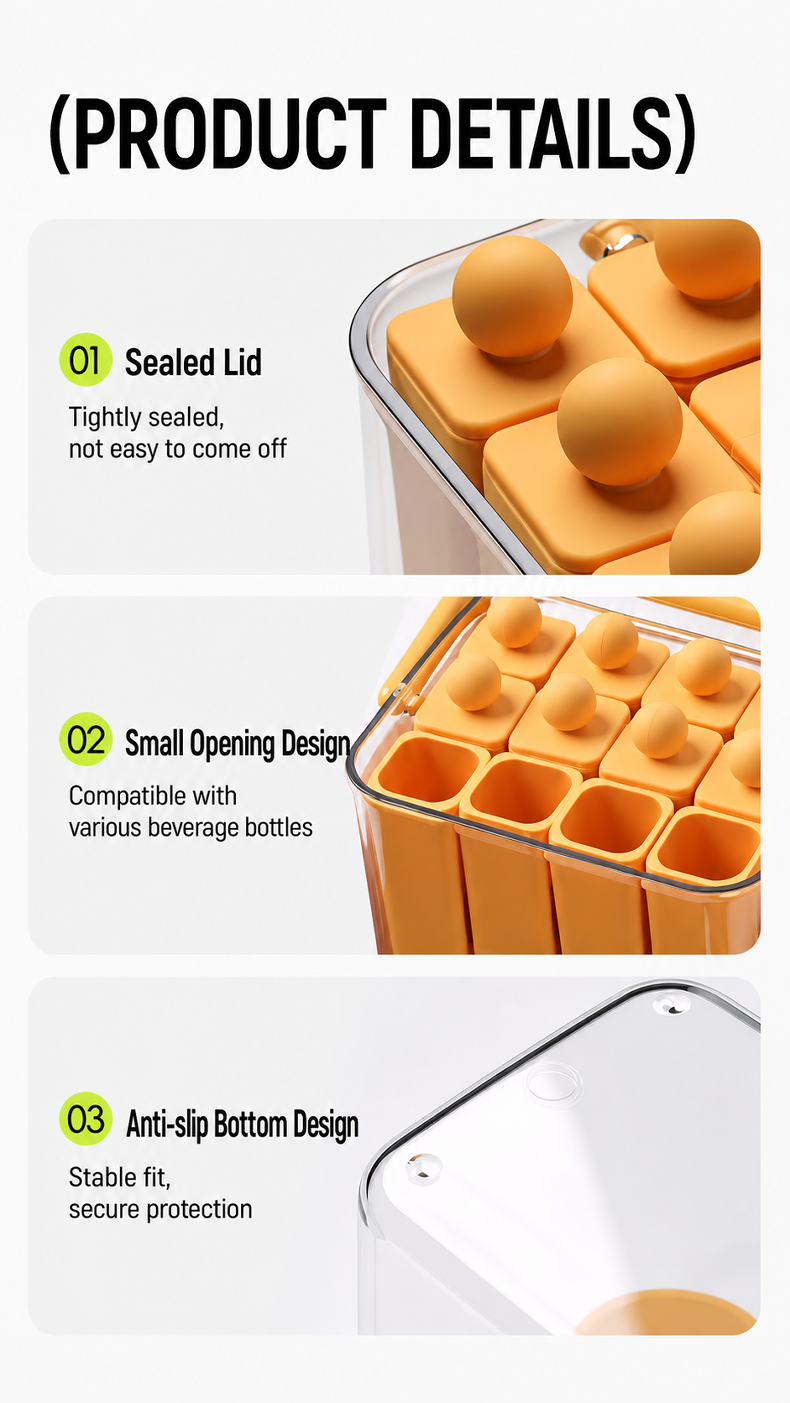 Accesorio de cocina para hacer barras de hielo grandes