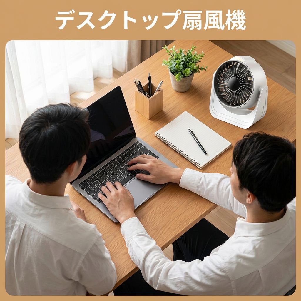 家庭用卓上強力エアサーキュレーター