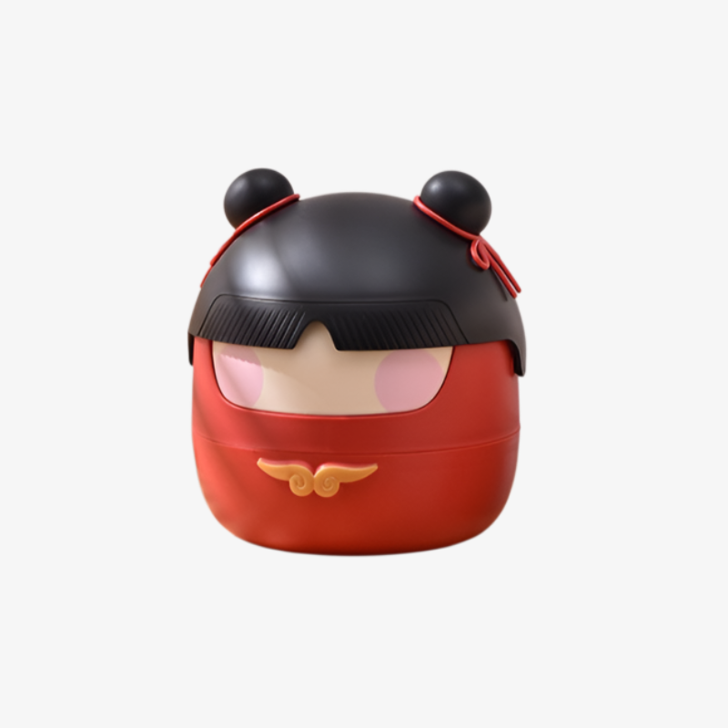 다양한 사무실 소품과 함께한 큐티 수납함