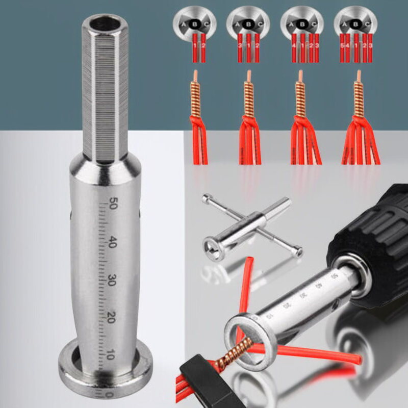 Automatischer abisolierfreier Drahtparallelisierer Manueller Elektriker-Klemmenblock 254 Vierkantabi