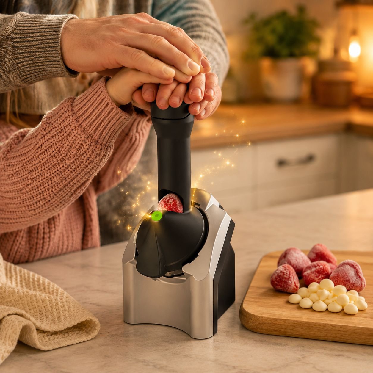 Automatic Home Fruit Ice Cream Machine