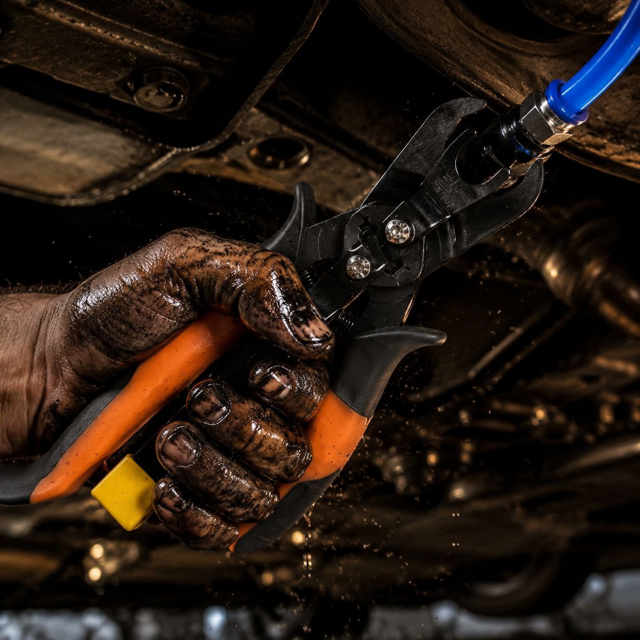 Durable disconnecting pliers for air hose connectors