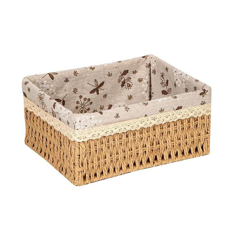 Aufbewahrungskorb in Rattan-Optik