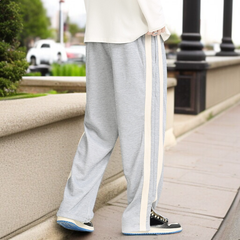 男性用春秋カジュアルパンツ全体像