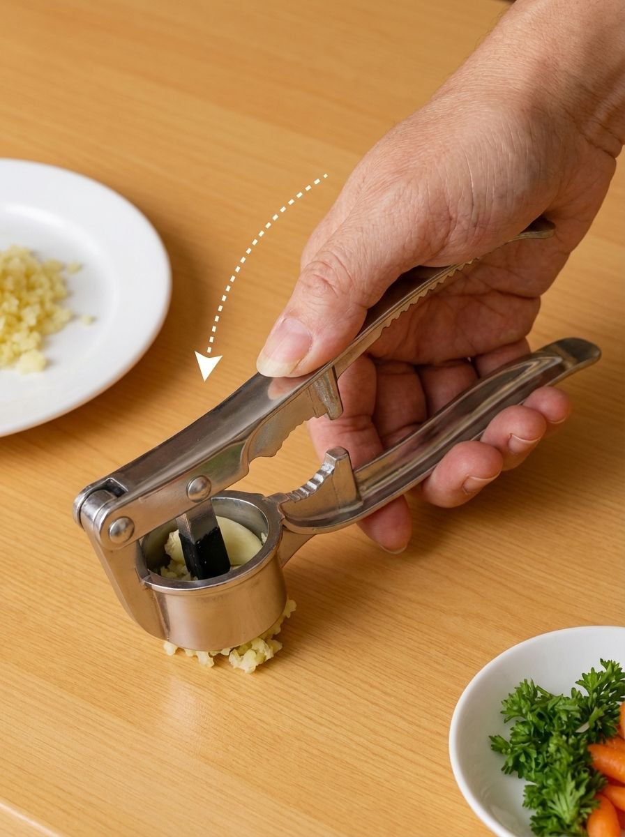 Robuste und langlebige Knoblauchpresse für die Küche