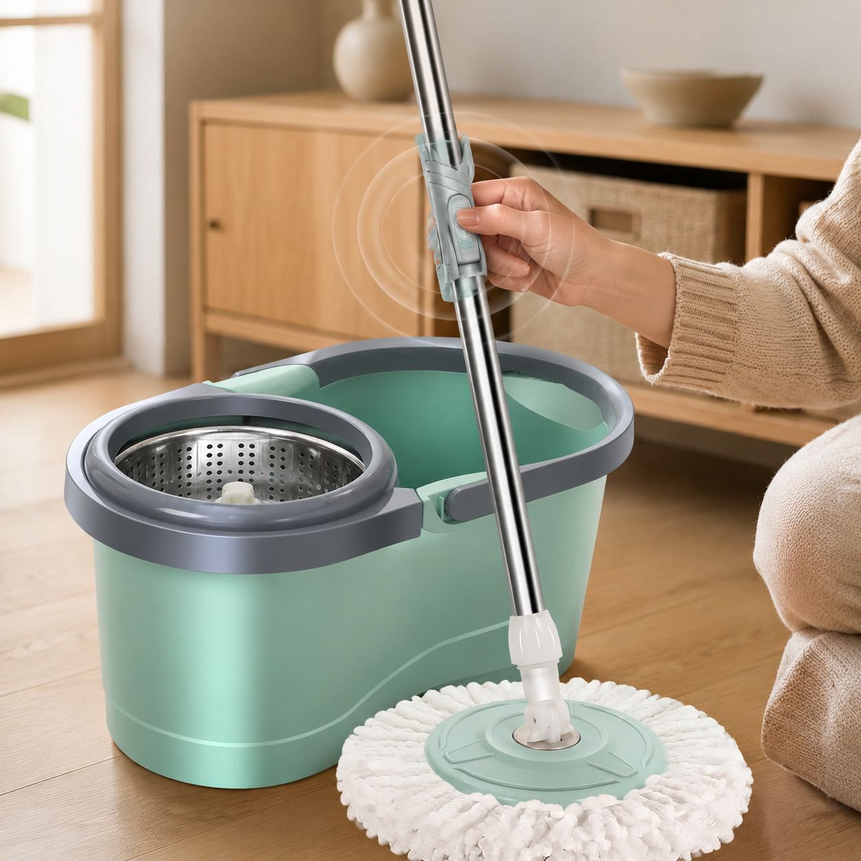 使いやすい家庭用モップバケツセットの詳細