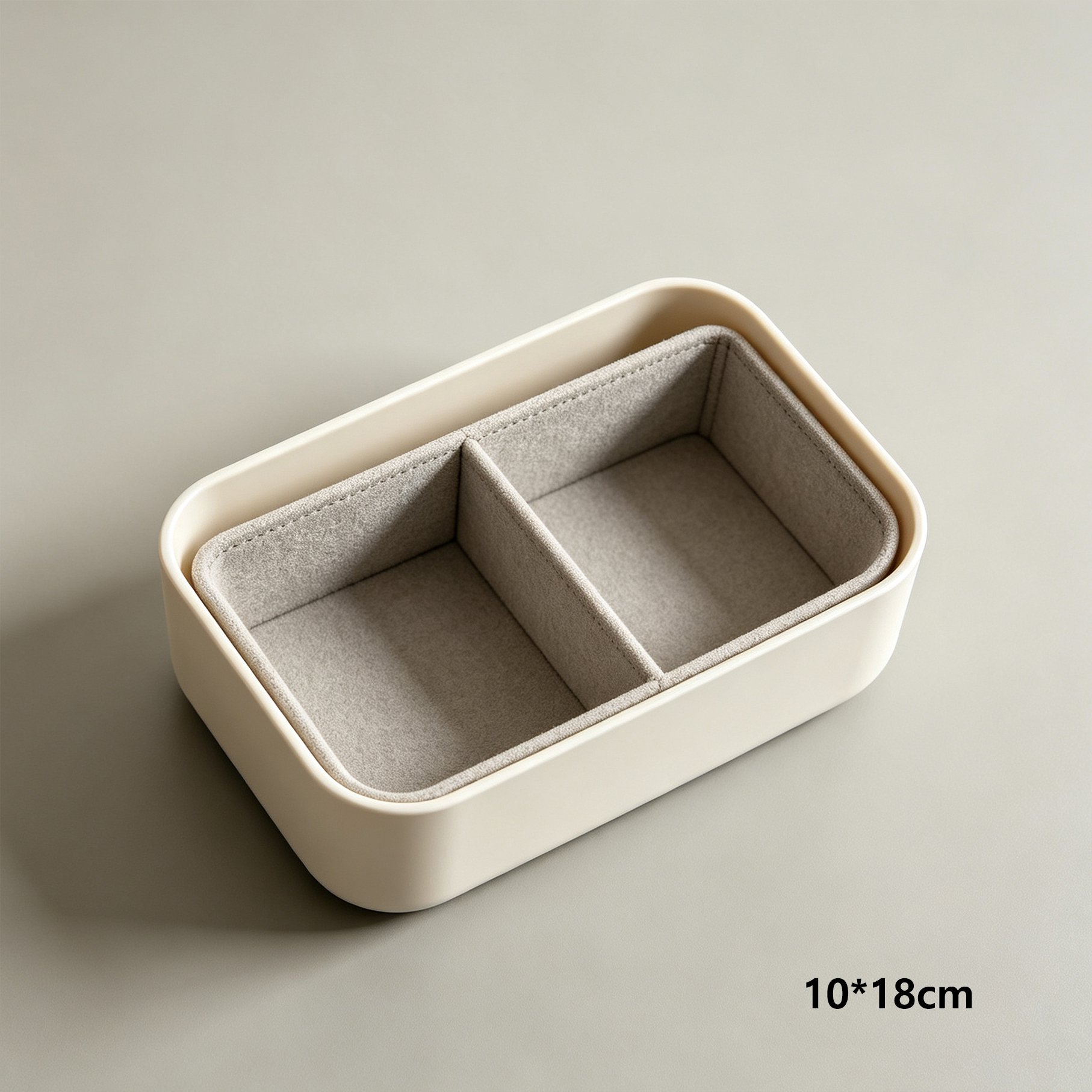 Set of 2 car storage boxes displayed inside vehicle