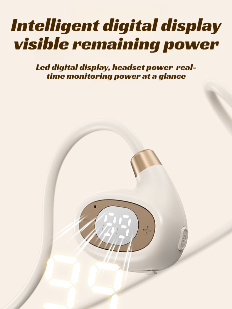 Bone Conduction Open-Ear Bluetooth Headset Anti-Noise Long Battery Life