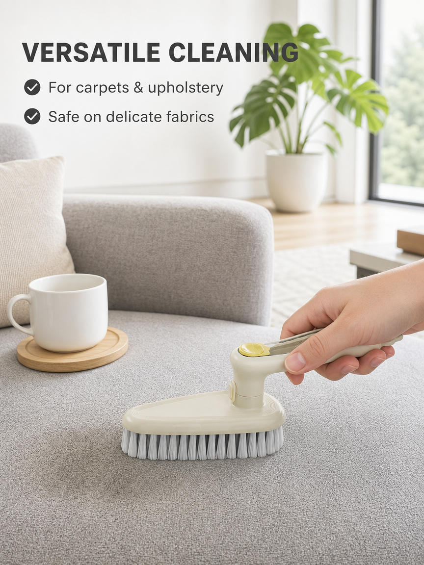 Household 2in1 encrypted stain remover brush