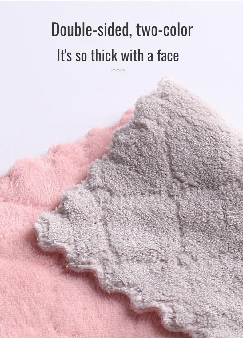 Gentle kitchen cleaning rag for delicate surfaces