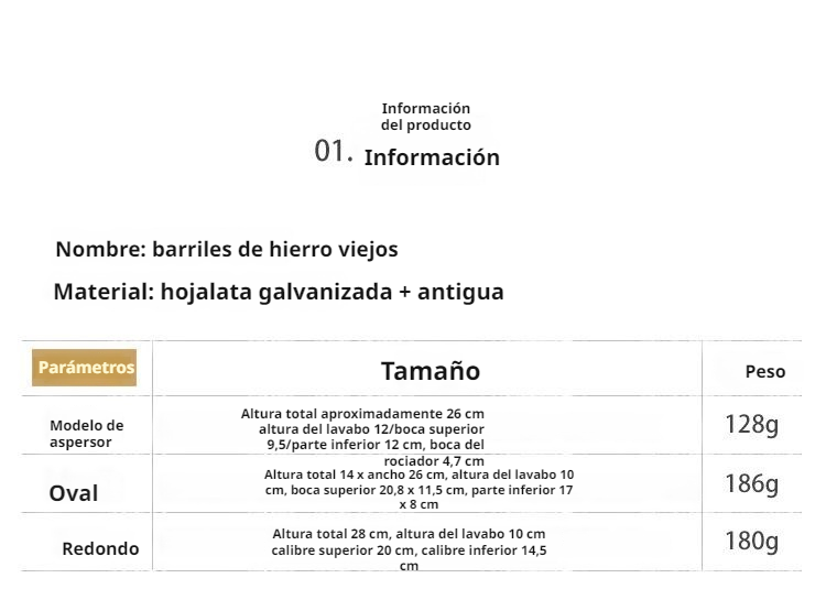 Maceta resistente de hierro para plantas pequeñas
