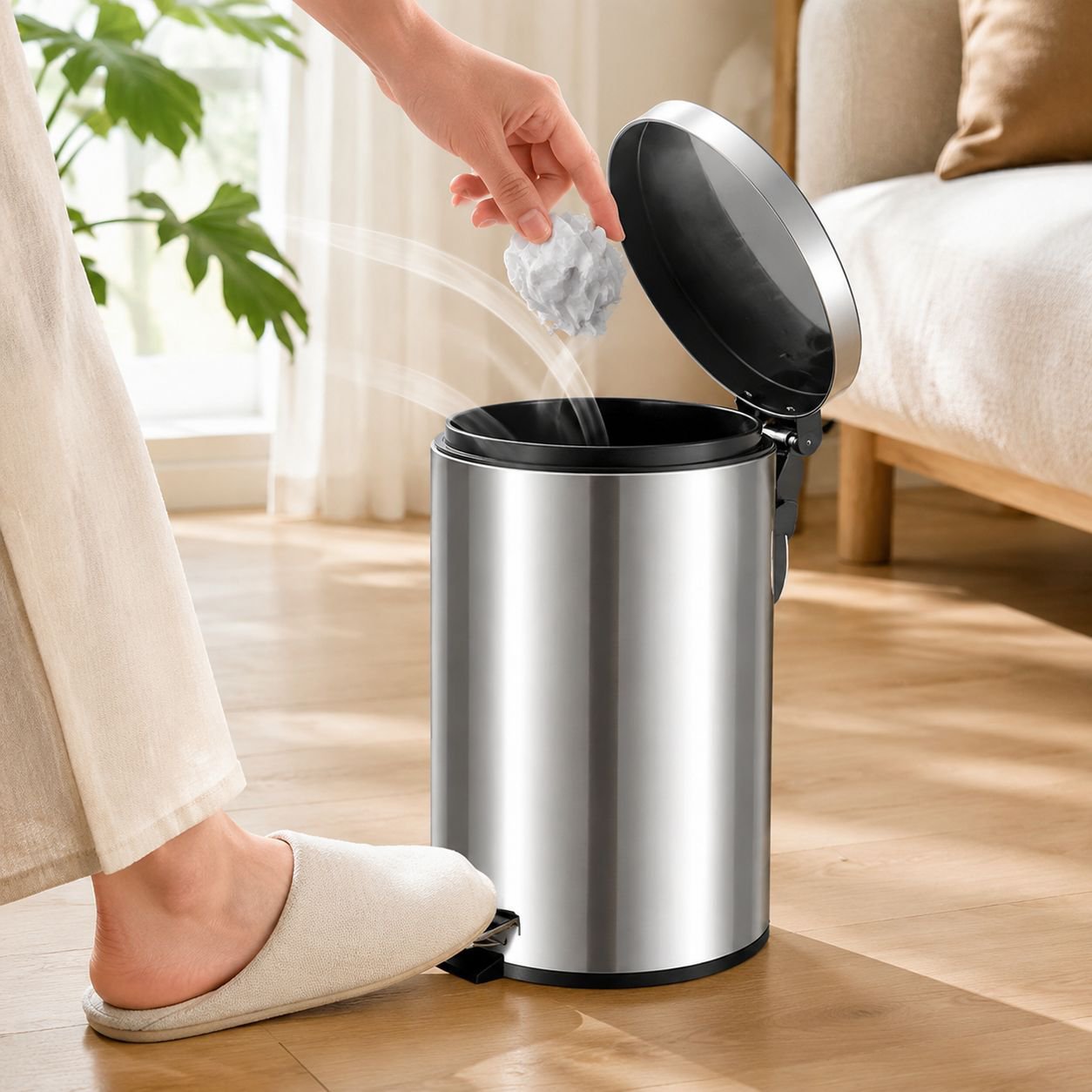 Pedal Trash Can