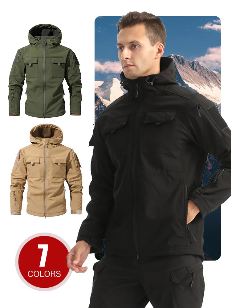 【先着100名様限定で半額】多ポケット裏起毛マウンテンパーカー