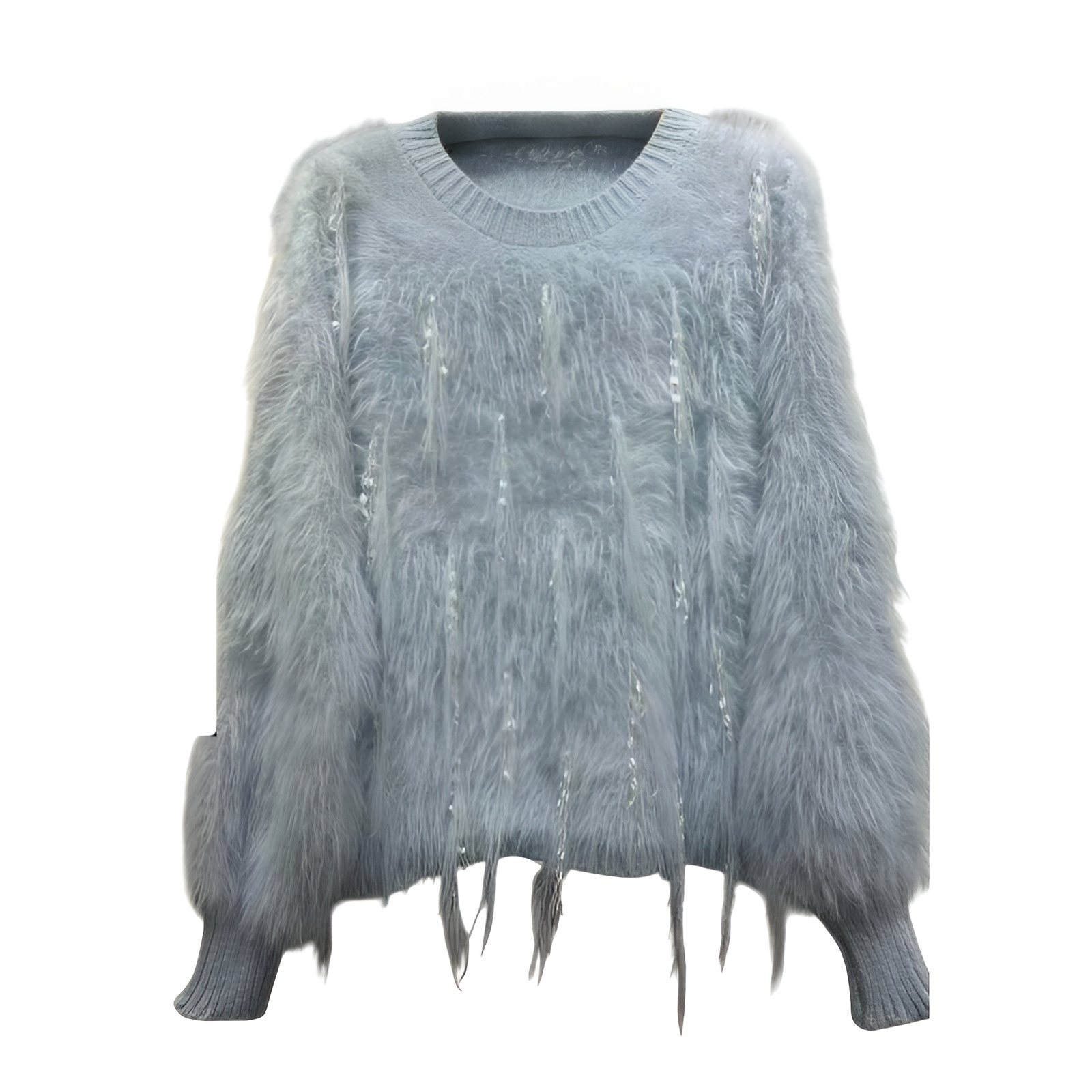 【春の主役級トップス】レディース ニット セーター フリンジ シャギーニット ふわふわ 長袖 おしゃれ 大人可愛い 映えトップス デート