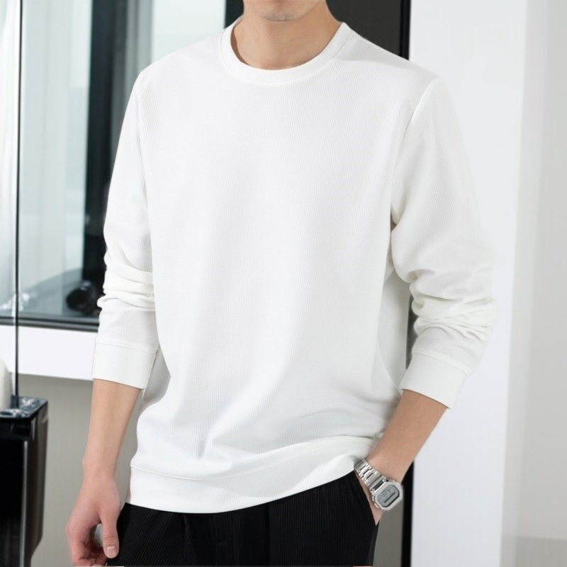 大きいサイズ長袖セーターのフロントデザイン