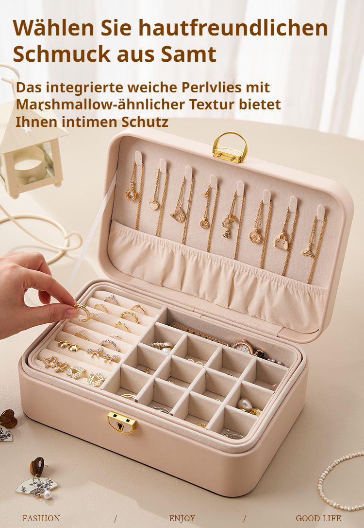 Praktische Schmuckbox für unterwegs