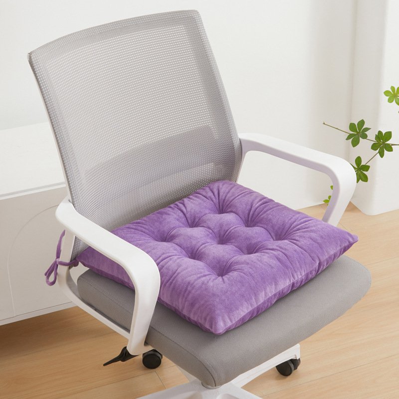 Crystal velvet seat cushion