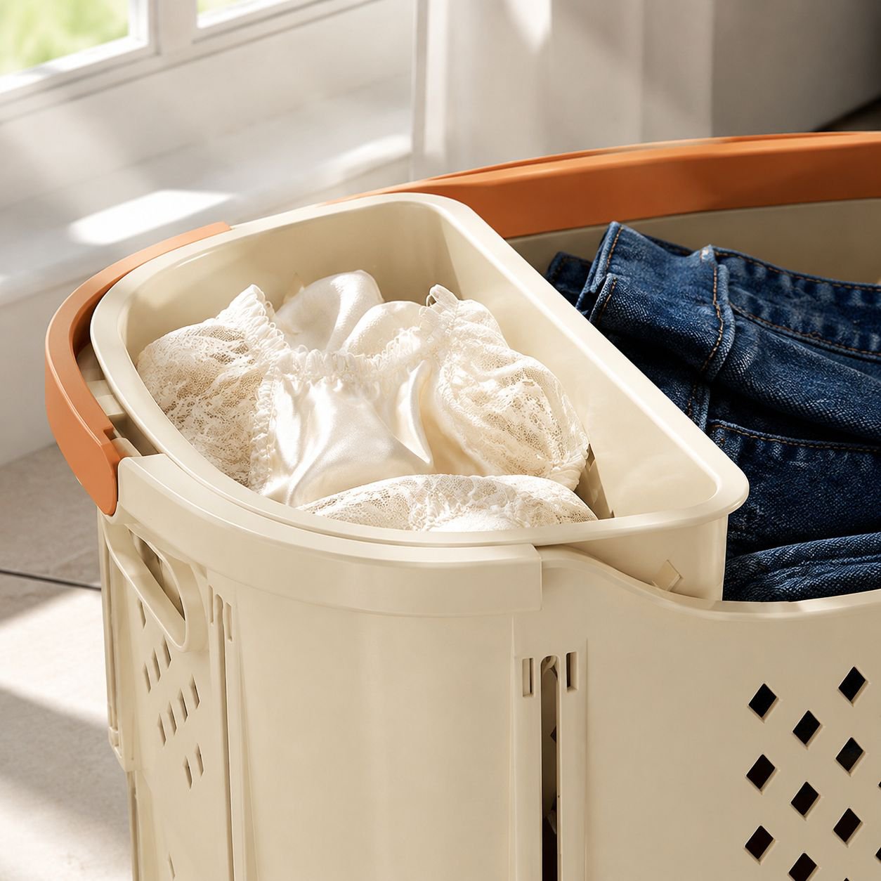 Stackable Clothing Storage Bins for Closet Organization