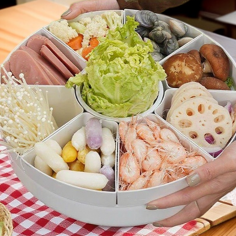 グルグル回転野菜のアスファルト盛り合わせ